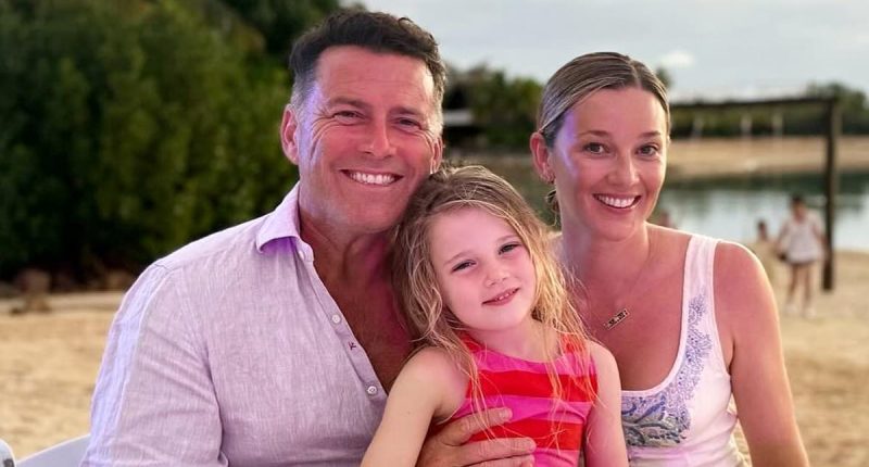 Karl Stefanovic dons cheeky pair of budgy smugglers for some fun