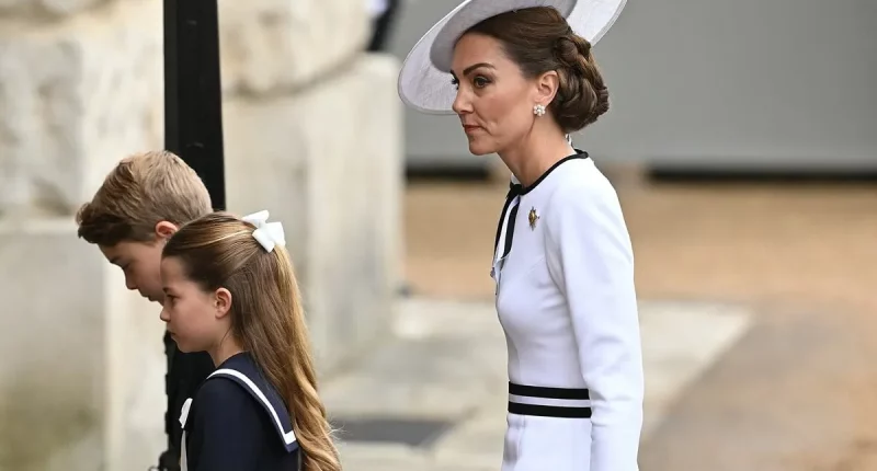 Kate Middleton Seen on Camera Having a Moment Every Mom Dreads With Princess Charlotte Ready to Throw a Tantrum and Prince George in Tears