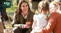 Kate's nature walk! Princess joins Prince William to explore community woods in Isle of Mull - after becoming a fan of forest bathing