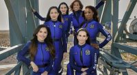 Katy Perry blasts off on all-women spaceflight on Blue Origin rocket