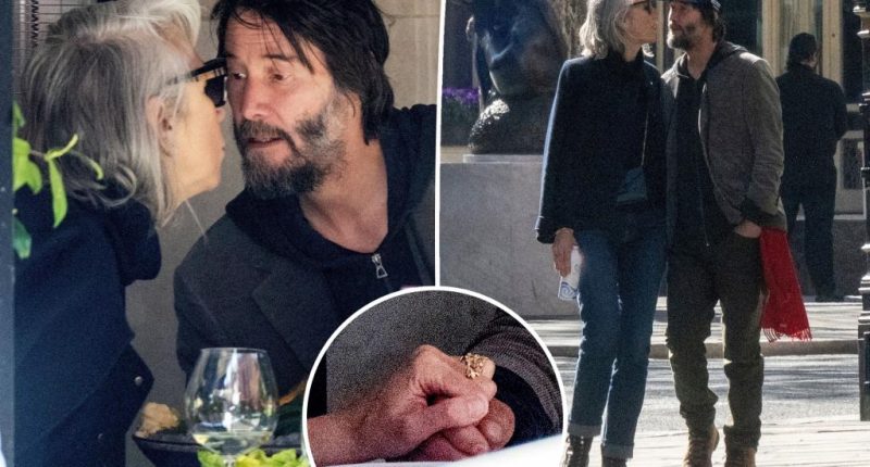 Keanu Reeves and girlfriend Alexandra Grant pack on the PDA during boozy lunch date in London