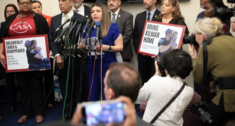 Kilmar Abrego Garcia's wife sought restraining order in 2021, DHS says