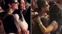 Kylie Jenner and Timothée Chalamet look loved up as they’re spotted getting cozy in the crowd at Coachella