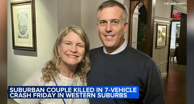 La Grange crash killed Brett Lane and Melissa Lane, Hinsdale couple, near Western Springs at 47th and Willow Springs Rd: police