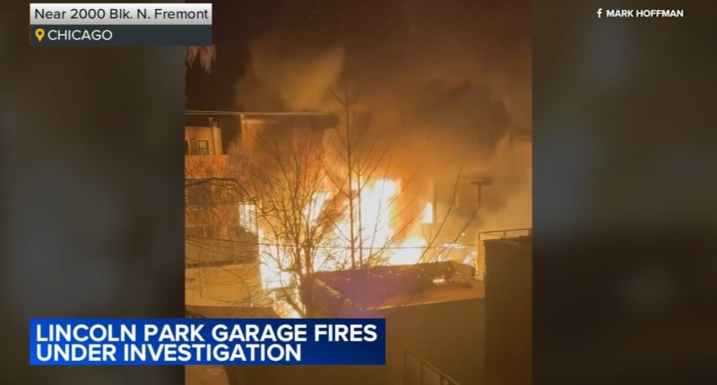 Lincoln Park garage fires on Fremont Street under investigation, Chicago Fire Department says
