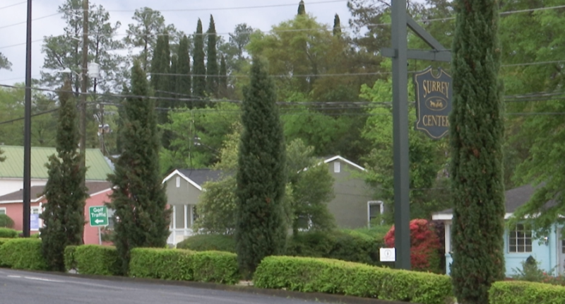 Local business in Surrey Center getting ready for the Masters Tournament
