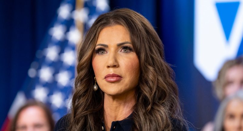 Man arrested in theft of DHS chief Kristi Noem's purse is in the U.S. illegally, official says