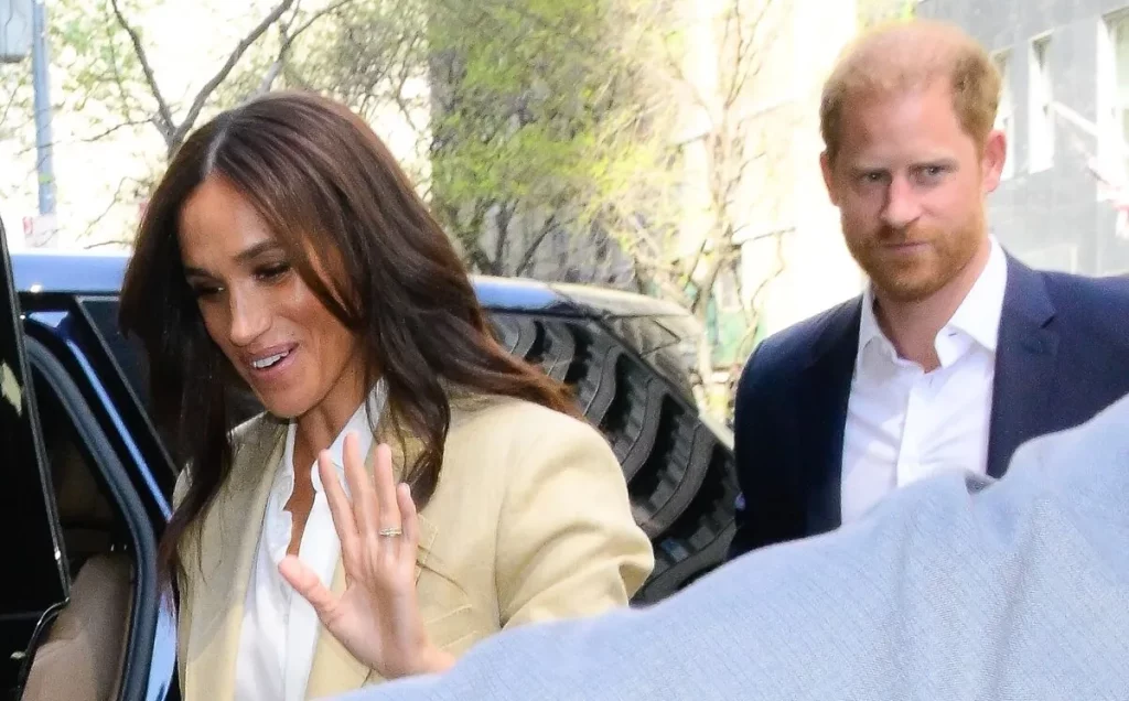 Meghan Markle Seen Ignoring Prince Harry When He Tries to Touch Her