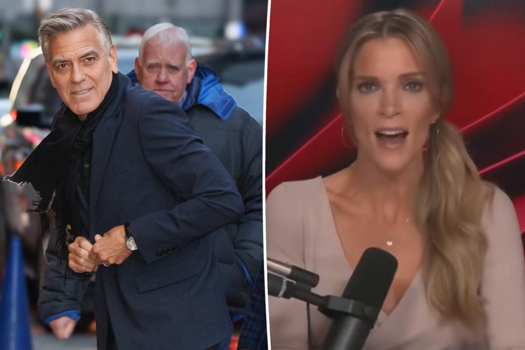 Megyn Kelly blasts ‘smug’ George Clooney in 11-minute rant: ‘Hollywood roles getting a little hard to come by as you age?’