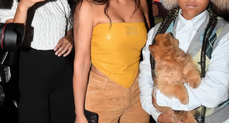 New Photos Prove North West Is Already Taller Than Kim Kardashian