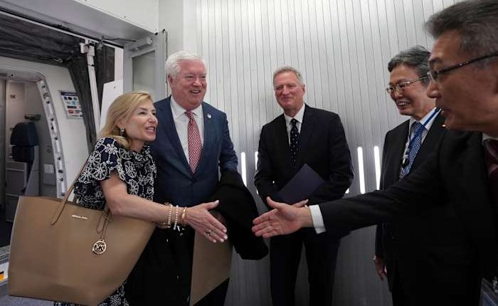 New US ambassador to Japan says he is optimistic the two sides will reach a deal over tariffs