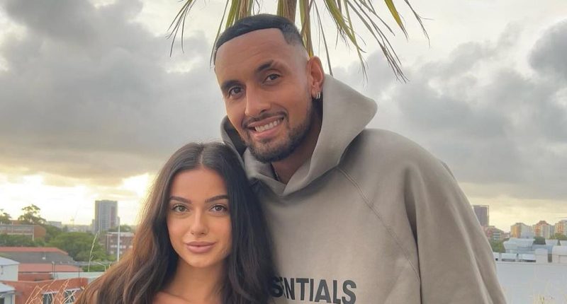 Nick Kyrgios throws rumour mill into overdrive with a single emoji after his alleged 'split' from Costeen Hatzi