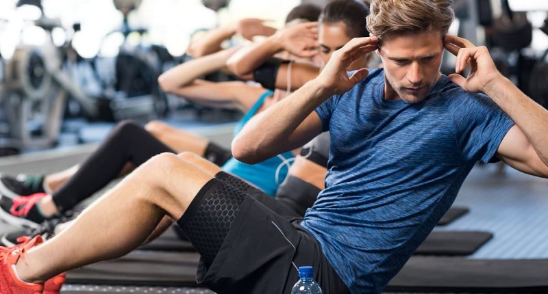 Number of crunches experts say you should be able to do for your age... and what it means if you can't