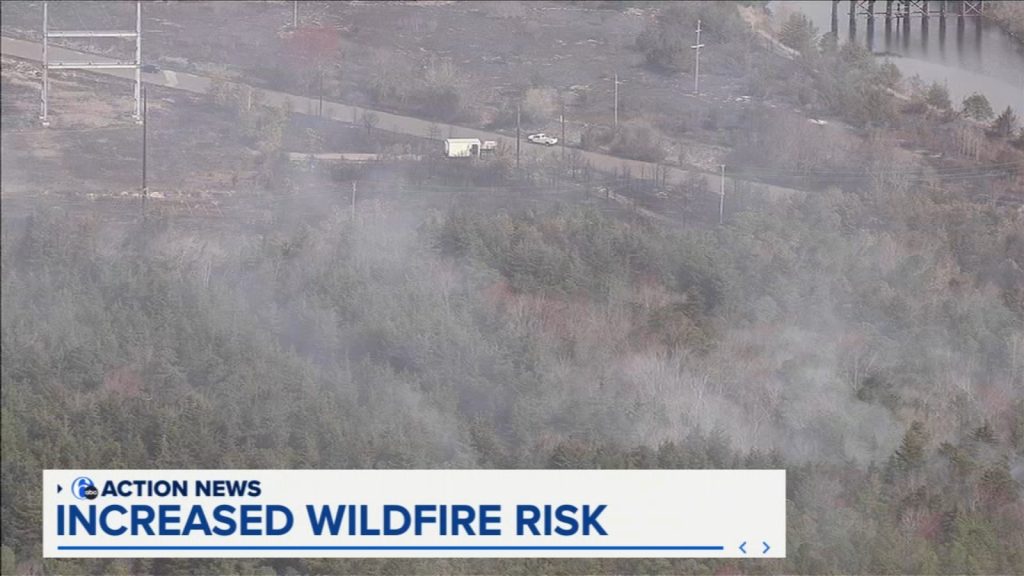 Ocean County, NJ wildfire 65% contained after consuming more than 15,000 acres, strong winds complicate firefighters' efforts