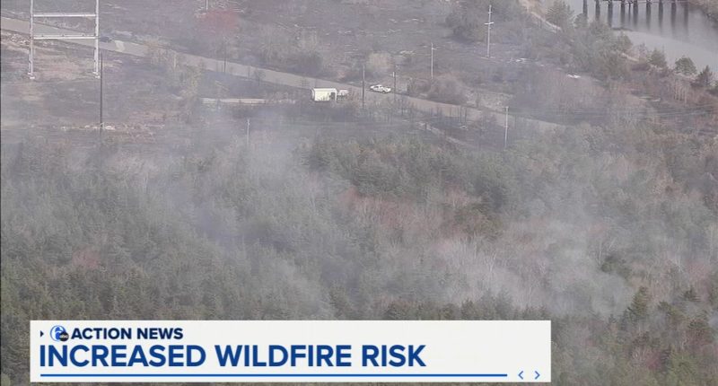 Ocean County, NJ wildfire 65% contained after consuming more than 15,000 acres, strong winds complicate firefighters' efforts