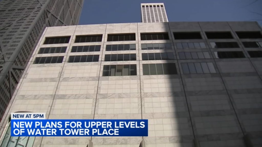 Owner could repurpose several floors of Water Tower Place, iconic building for Gold Coast, Chicago shopping on North Michigan Ave.