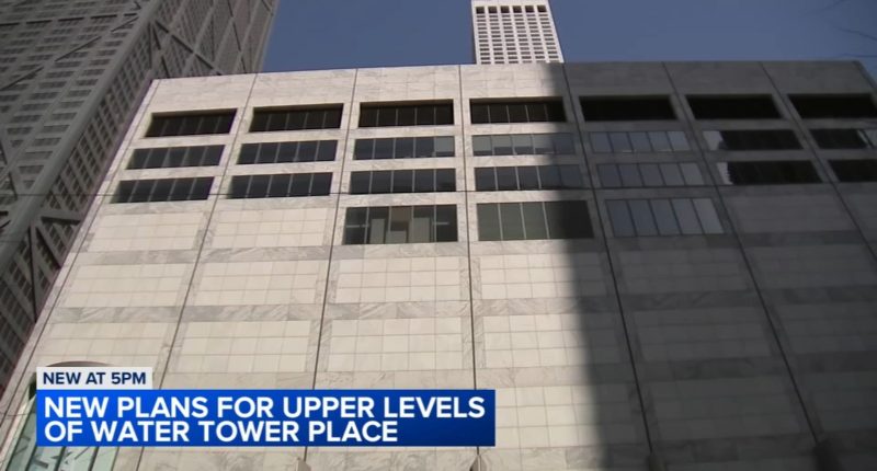 Owner could repurpose several floors of Water Tower Place, iconic building for Gold Coast, Chicago shopping on North Michigan Ave.