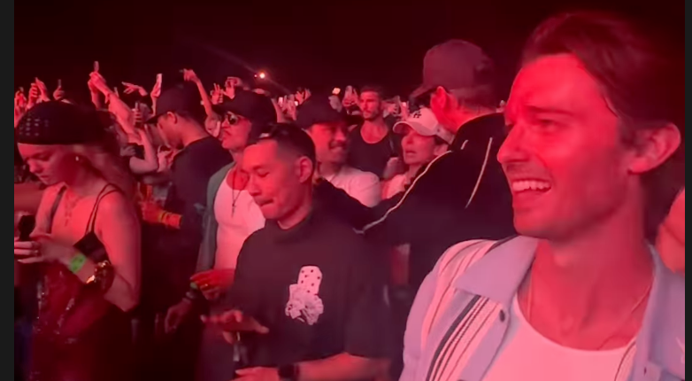 Patrick Schwarzenegger Channels ‘The White Lotus’ Party Scene at Coachella