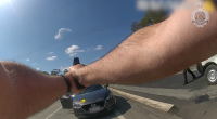 Police footage shows dramatic arrest after fatal Queensland crash, carjackings