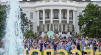 President Donald Trump and first lady Melania preside over White House Easter Egg Roll