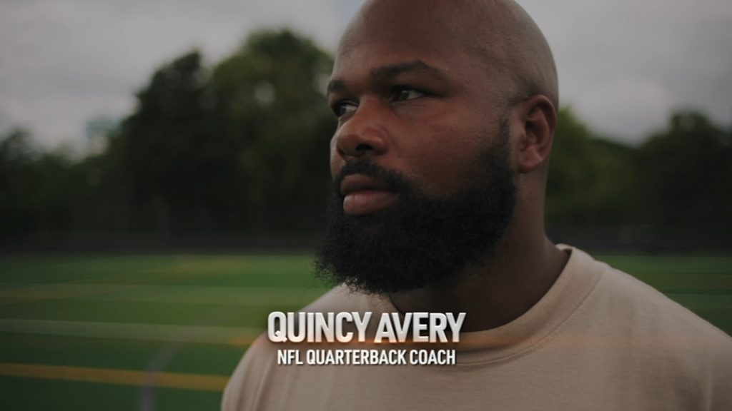 Quincy Avery, QB coach in NFL, talks about experiencing homelessness, breaking barriers in new Hulu doc 'The Quincy Avery Effect'