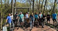 Sen. Mark Warner, local leaders bike Creeper Trail as post-Helene recovery continues
