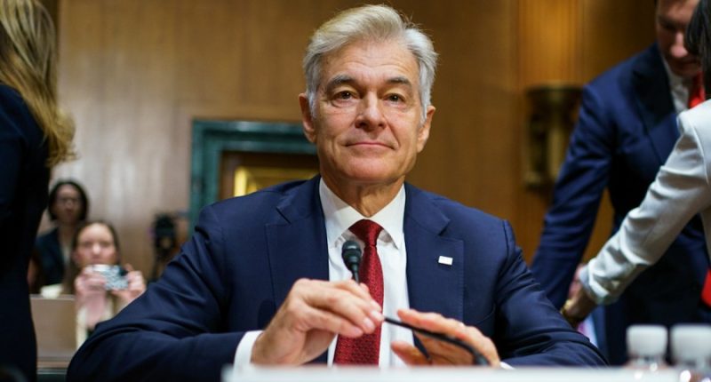 Senate confirms Oz as head of CMS along party lines