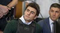 Luigi Mangione, accused of fatally shooting the UnitedHealthcare CEO Brian Thompson in New York City and leading authorities on a five-day search is scheduled, appears in court for a hearing, Friday, Feb. 21, 2025, in New York. (Steven Hirsch/New York Post via AP, Pool)