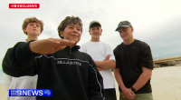Teenagers earn high praise for heroic rescue at Adelaide beach