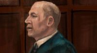 Court sketch of Tony Mokbel in court April 1, 2025