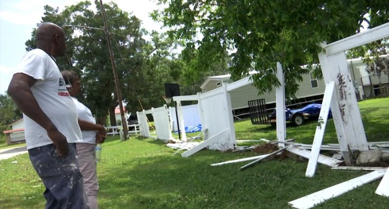 Toombs County man says storm flooded yard, damaged property