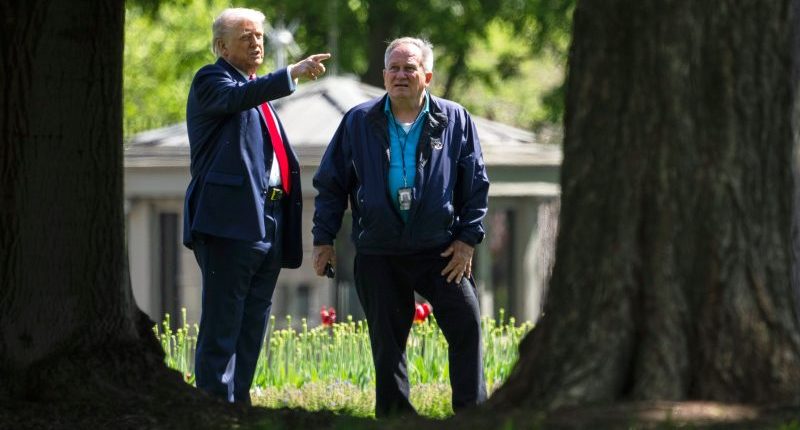 Trump adding two 'beautiful' flagpoles to White House grounds