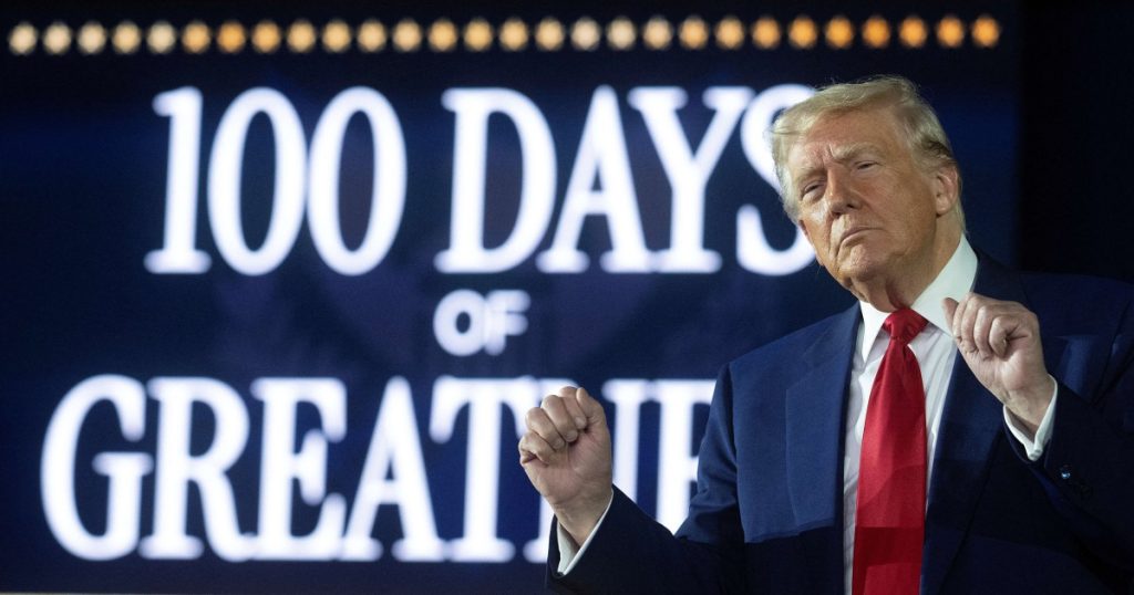 Trump returns to roots with campaign-style rally to mark 100 days in office
