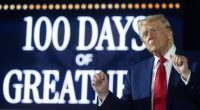Trump returns to roots with campaign-style rally to mark 100 days in office