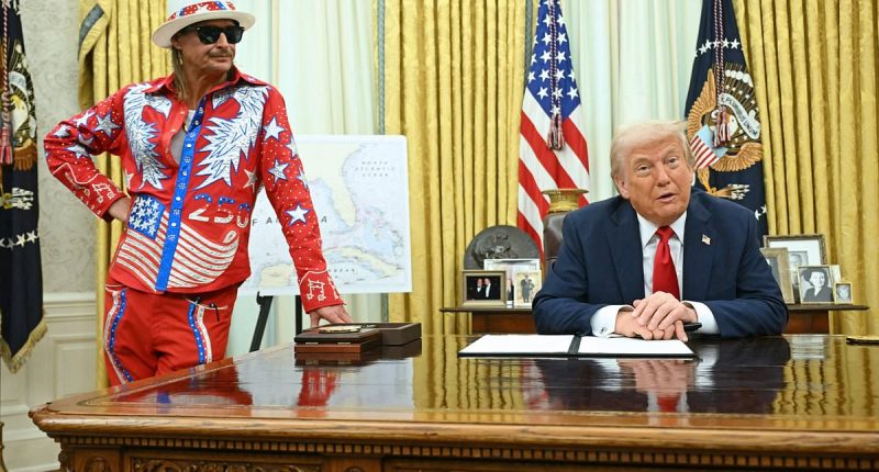 Trump reveals which top Democrat he'd 'love' to run against as he again hints at a third term