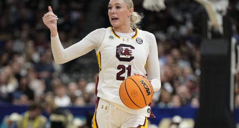 UConn returns to top of women's basketball, dominates South Carolina 82-59 to capture its 12th title