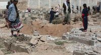 US airstrikes killed 12 people in Yemen’s capital, the Houthi rebels say