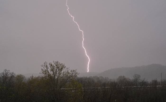 Violent storms cut through the South and Midwest, spawning tornadoes and killing 1 person