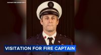 Visitation David Meyer, Chicago firefighter killed in Austin fire, being held at Malec and Sons Funeral Home in Norwood Park