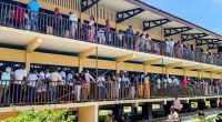 Voters in Gabon await results of presidential election, with likely victory for coup leader