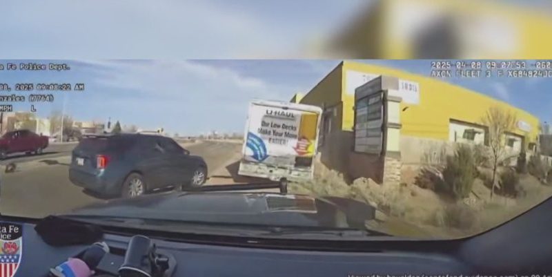 WATCH: Man takes police on a chase through Santa Fe in a U-Haul