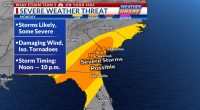 Weather Aware Monday: Strong and severe storms are possible