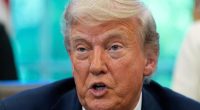 What has Trump done in his first 100 days in office?