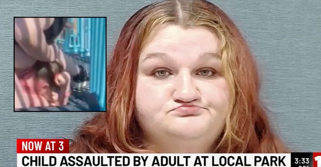 Woman 'repeatedly slammed' child's head on park slide: Cops