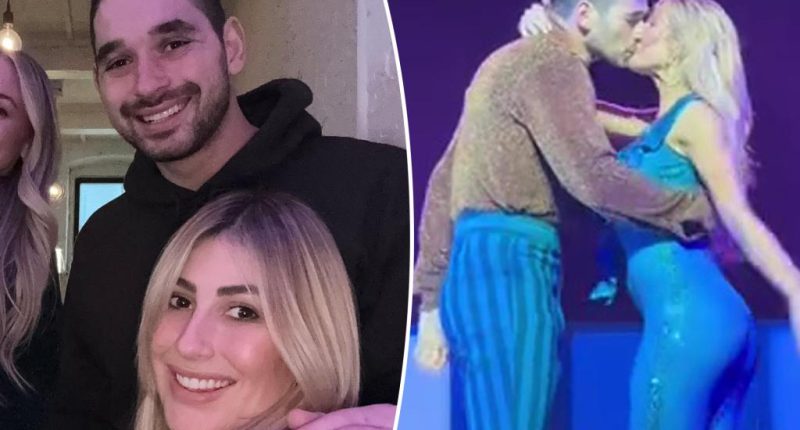 ‘DWTS’ pros Emma Slater and Alan Bersten seemingly confirm relationship with passionate onstage kiss
