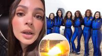 ‘Disgusted’ Emily Ratajkowski accuses Blue Origin of ‘destroying the planet’ in fiery rant after star-studded space mission
