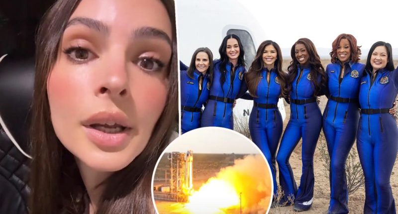 ‘Disgusted’ Emily Ratajkowski accuses Blue Origin of ‘destroying the planet’ in fiery rant after star-studded space mission
