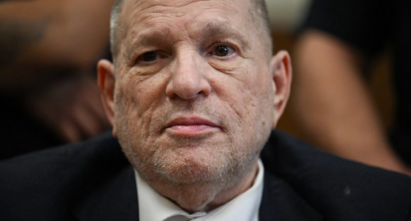 Harvey Weinstein at his retrial.