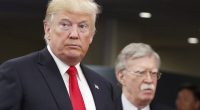 President Trump and John Bolton at the UN General Assembly.