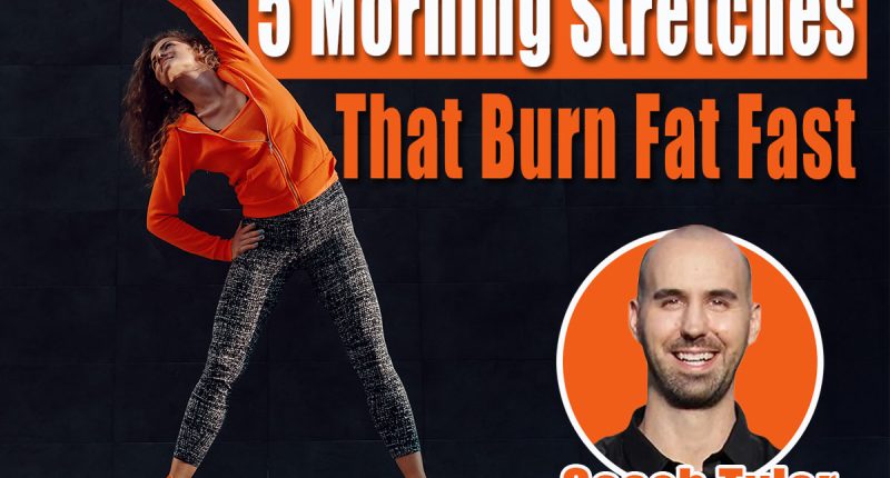 Full length of fit attractive caucasian woman in sportswear standing wide-legged, holding one hand on hip and doing side stretch in front black wall.